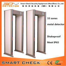 33 Zones Walk Through Metal Detector for Checkpoint Security Inspection